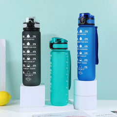 Motivational Water Bottle With Time Markers