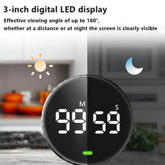 Digital Magnetic Kitchen Timer