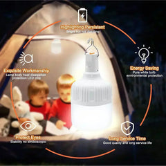 USB Rechargeable LED Camping Lantern – Outdoor Emergency Light