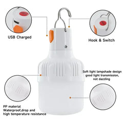 USB Rechargeable LED Camping Lantern – Outdoor Emergency Light