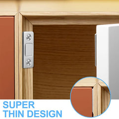 2 Pack Ultra Thin Adhesive Magnetic Door Catch Closer