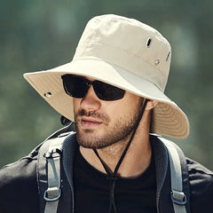 Men's Large Brim Sunshade Hat for Outdoor Adventures