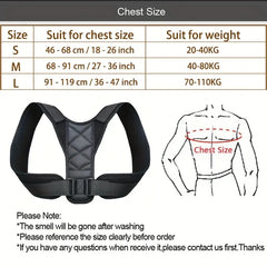 Adjustable Upper Back Posture Corrector Unisex