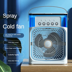 Portable Humidifier Fan with Hydrocooling