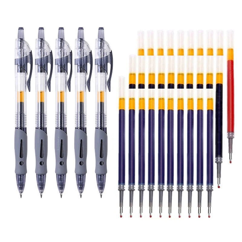 Retractable Gel Pen Set