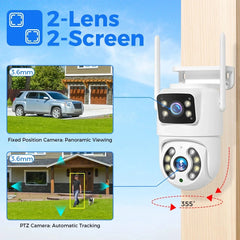 Outdoor WiFi Surveillance Camera - US Plug