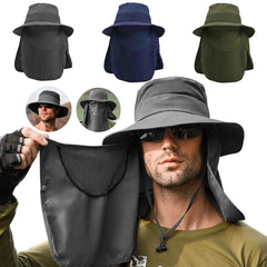 Men's and Women's Outdoor UV Protection Hat with Removable Visor