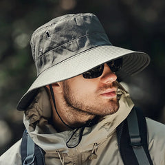 Men's Large Brim Sunshade Hat for Outdoor Adventures