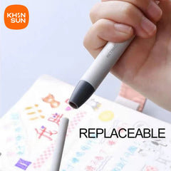 Press Retractable Eraser Pen