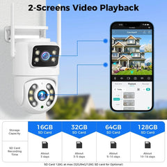 Outdoor WiFi Surveillance Camera - US Plug