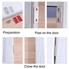 2 Pack Ultra Thin Adhesive Magnetic Door Catch Closer