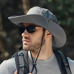 Men's Large Brim Sunshade Hat for Outdoor Adventures