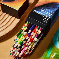 Color Pencil Set with Color Pencil Sharpener and Eraser