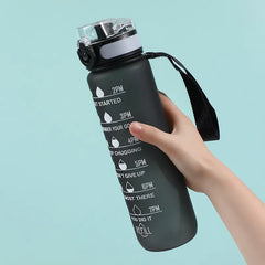 Motivational Water Bottle With Time Markers