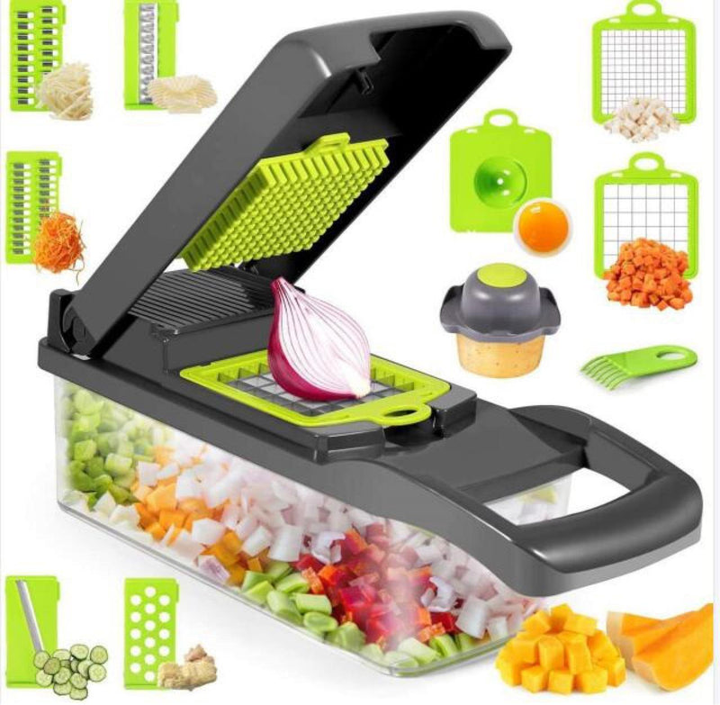 Multifunctional Vegetable Chopper: Slicer, Dicer, Grater, and Cutter