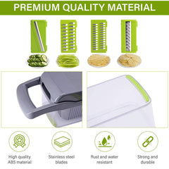 Multifunctional Vegetable Chopper: Slicer, Dicer, Grater, and Cutter